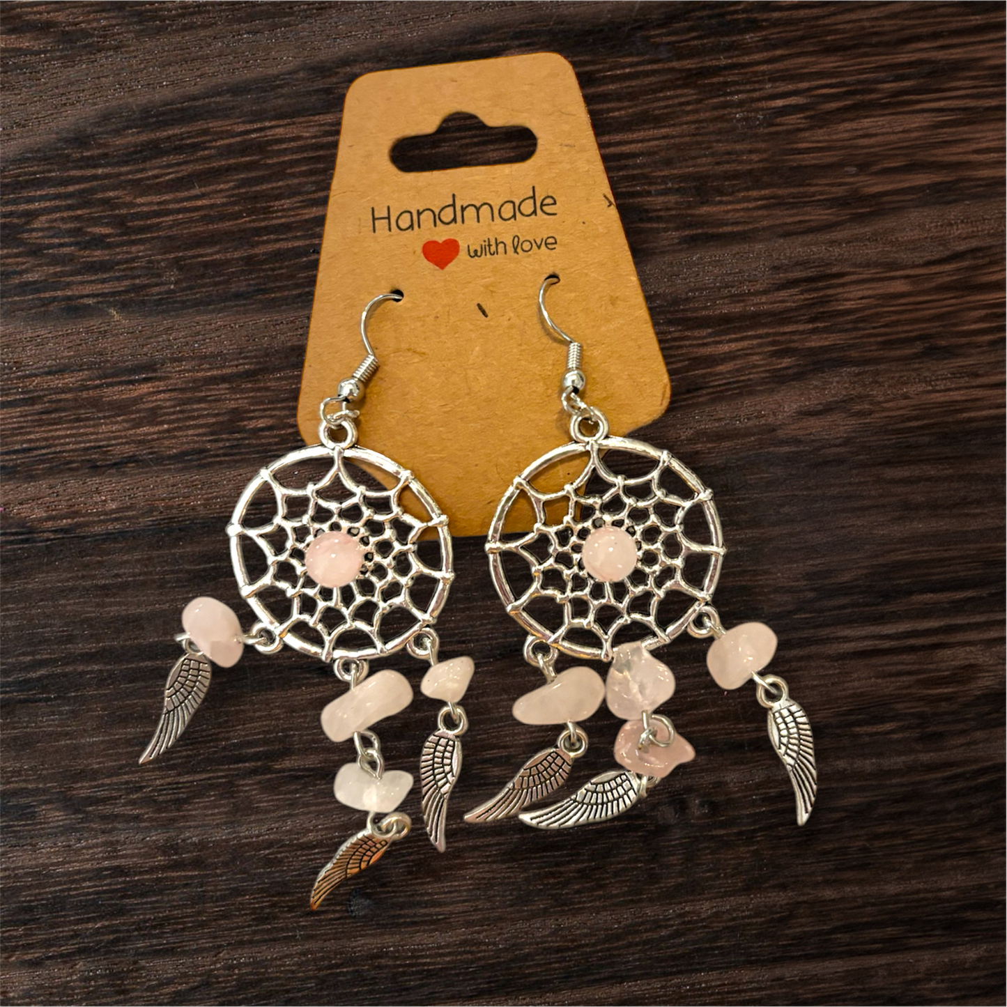 Dreamcatcher pink quartz